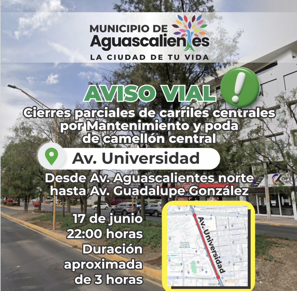 ⚠️AVISO VIAL⚠️